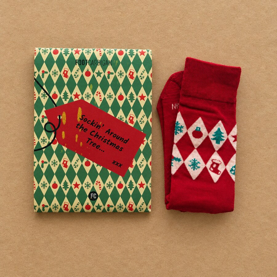 sockin' around the christmas tree