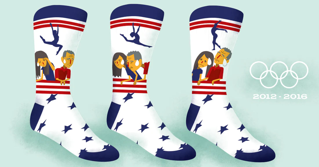 Aly Raisman Is Designing Socks Featuring Her Stressed Out Parents