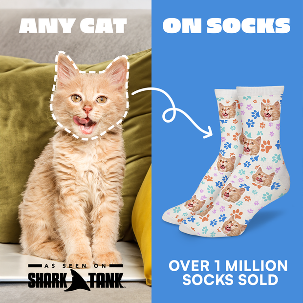 Socks with pet faces hotsell