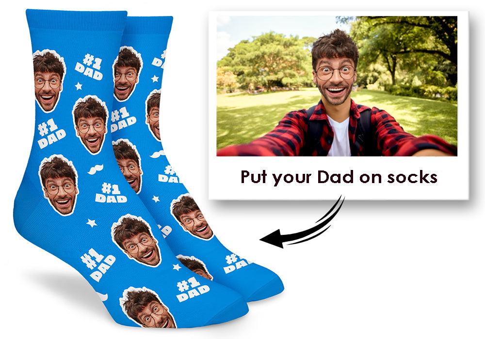 Custom Face Sockspersonalized Socks Giftput Your Child Face 