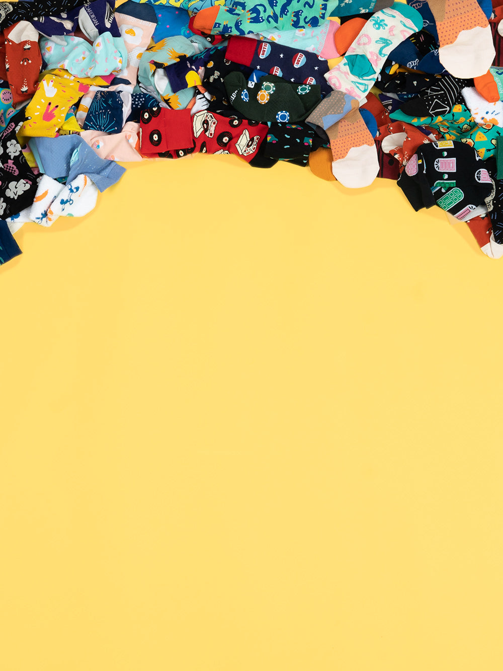Sock club photo of feet and socks