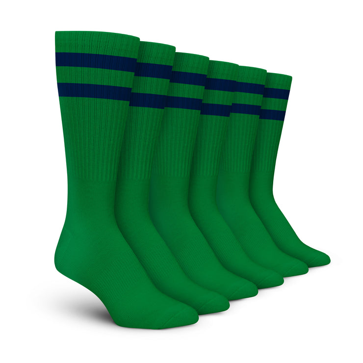 Stripe Crew Socks - 3 Pack