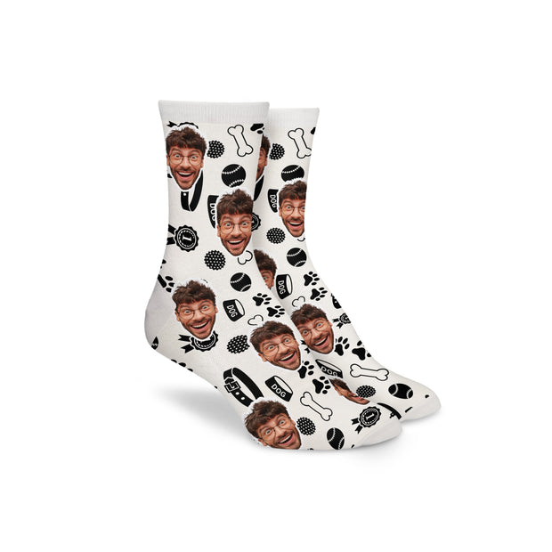 Custom Dog Face Socks