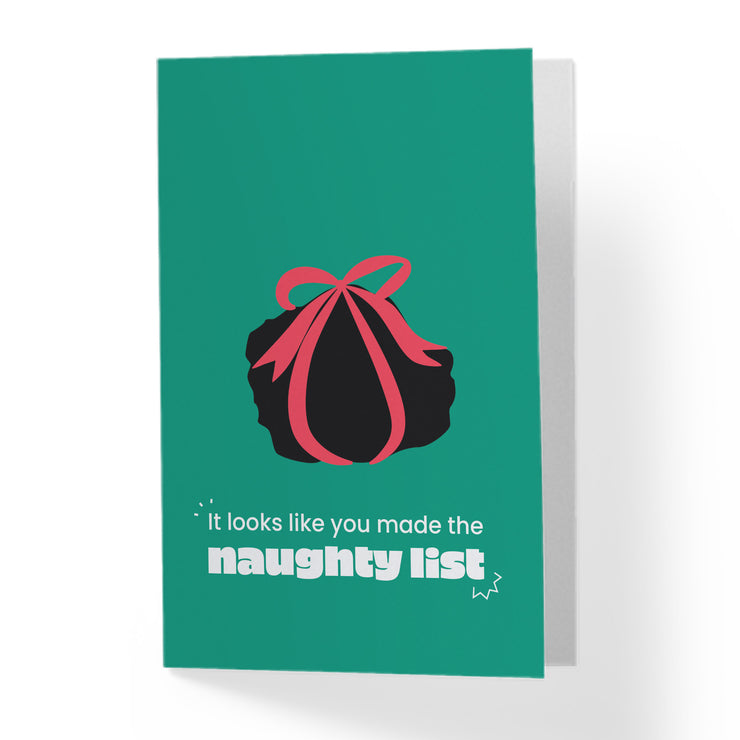 Christmas Coal Greeting Card
