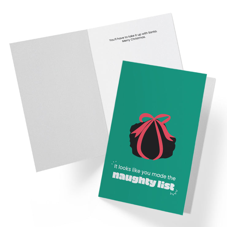 Christmas Coal Greeting Card