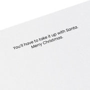 Christmas Coal Greeting Card