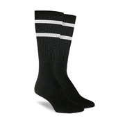 Black White Stripe Crew - 3 Pack