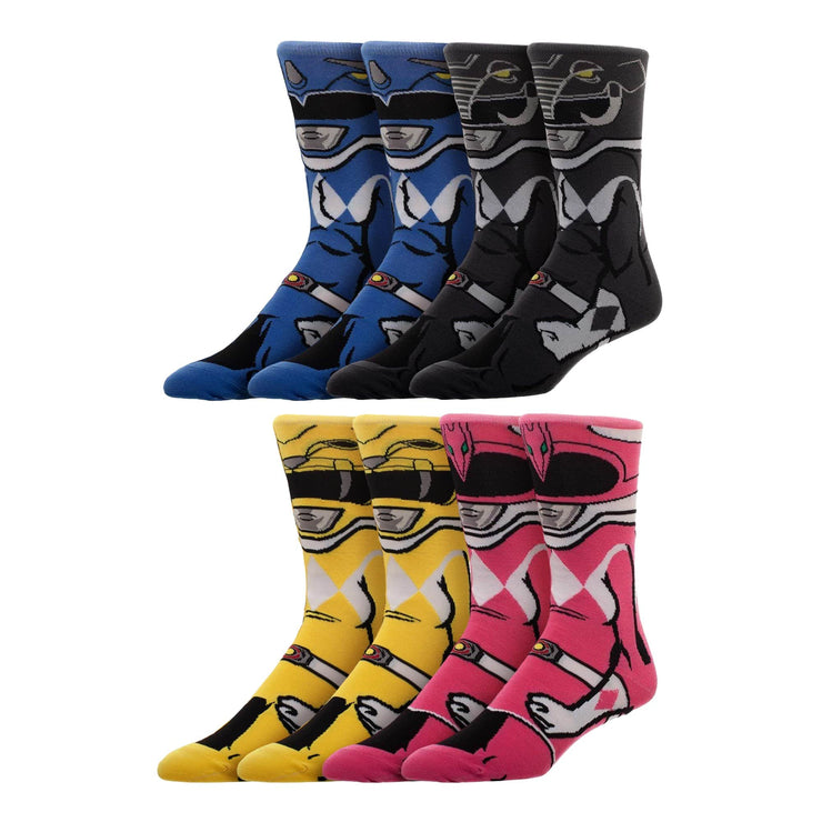 Power Rangers 4 Pair Sock Set