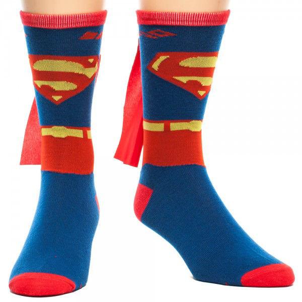Superman with Cape Socks