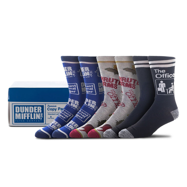 The Office 3 Pack of Crew Socks