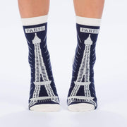 Women's Paris City Socks - Foot Cardigan