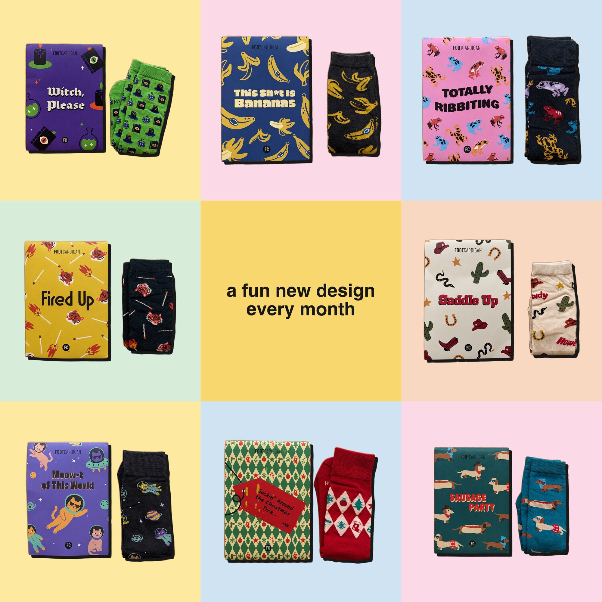 a brand-new design every month